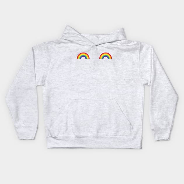 Rainbows Kids Hoodie by MelissaJoyCreative